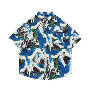 Vintage Parrot Full Printed Shirt For Men